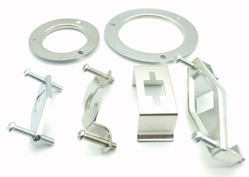 耐震压力表支架法兰轴向