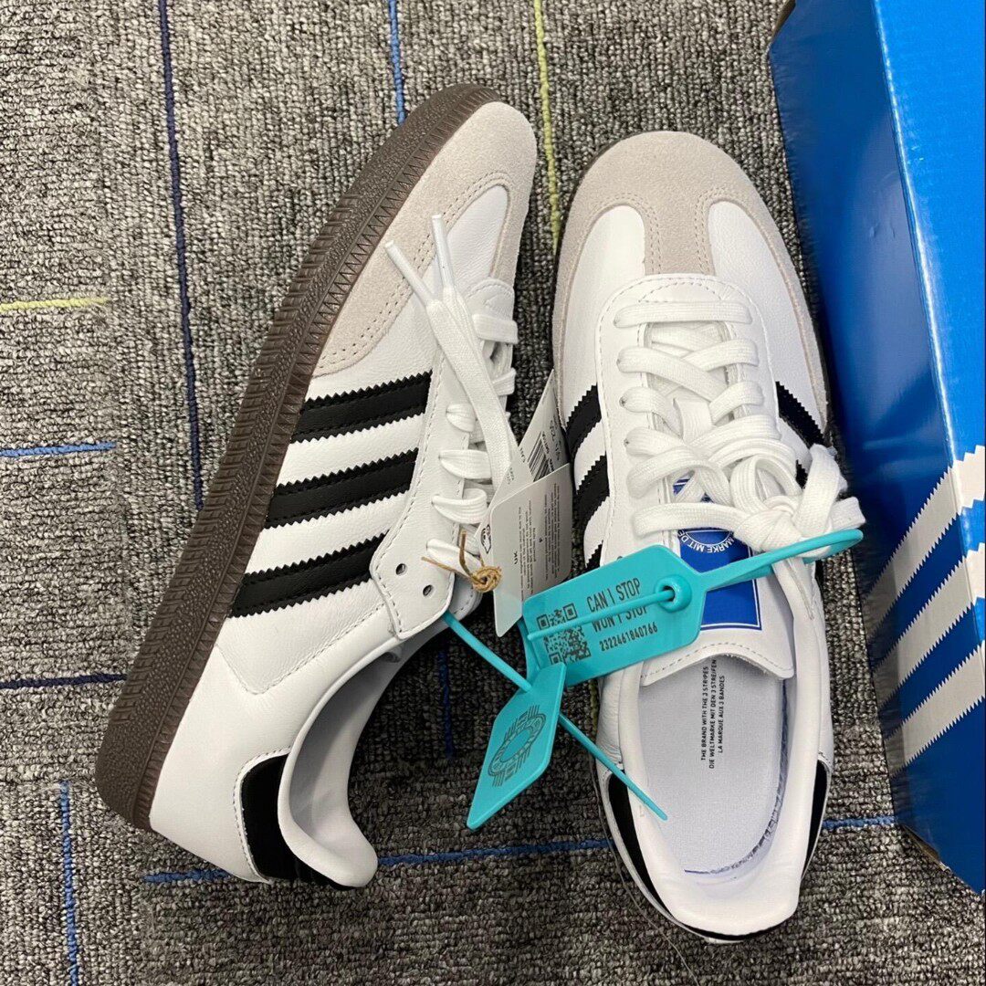 德国原版三杠德训鞋低帮休闲鞋子2026春季新款百搭运动板鞋男鞋潮