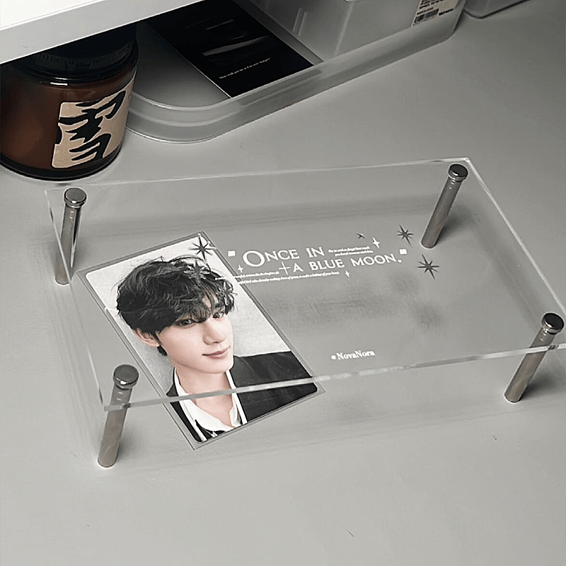 亚克力多功能桌面展示置物架子首饰品盲盒吧唧谷子手办托盘收纳盒