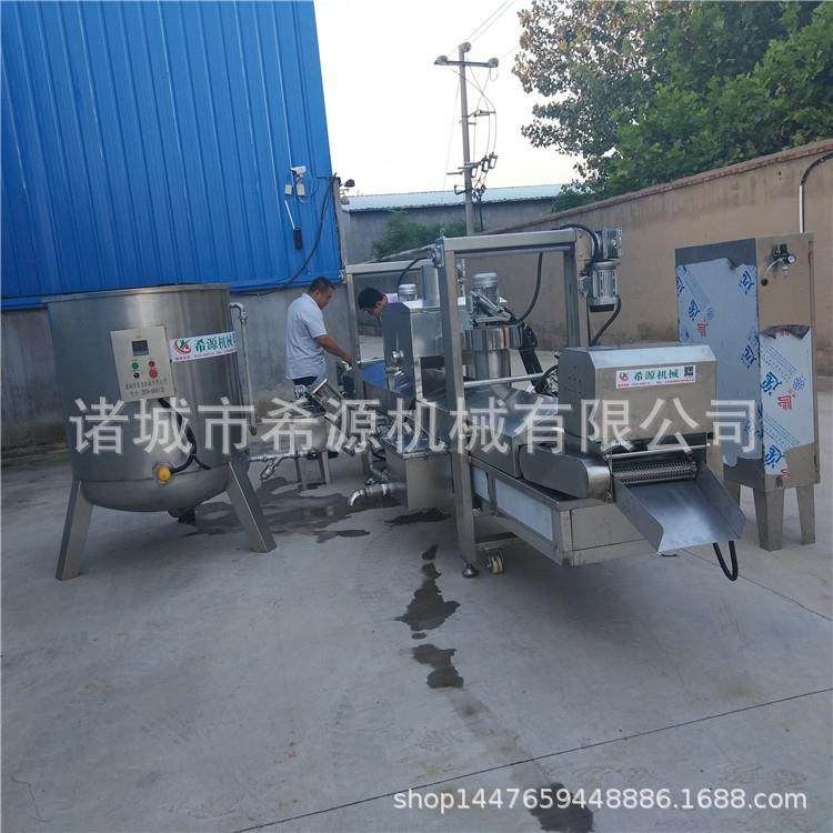 牌CP60型 脆皮油炸机 煎饼果子薄脆机 自动刮渣 颜色鲜艳平整