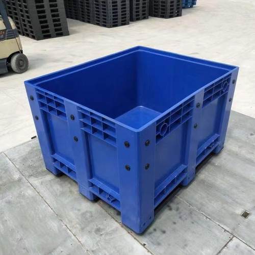 卡板箱特大周转箱封闭围板箱叉车物流运输托盘箱大型网格塑料箱子