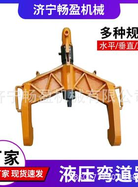 水平双钩弯道器弯轨机kwpy300 30kg钢轨液压弯道机50kg垂直弯道器