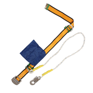 单腰式安全带单大钩单腰安全绳高空作业大吊钩安全带国标保险带