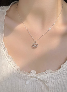 夏季新款星河宇宙纯银项链女生