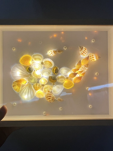 Ночник, набор материалов с бабочкой, фоторамка, DIY