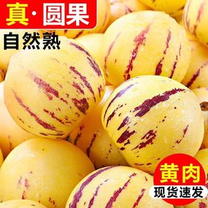 人参果新鲜云南石林人叁果9斤圆果人生果娃娃果七彩黄肉水果包邮