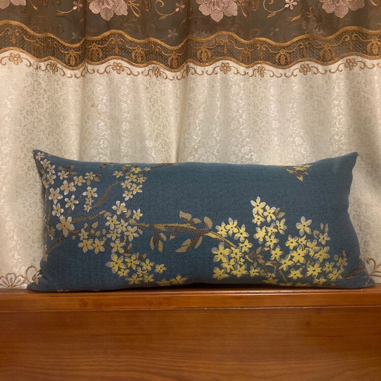 抱枕客厅沙发长方形原创设计亚麻简约现代床头靠垫腰枕套靠背含芯