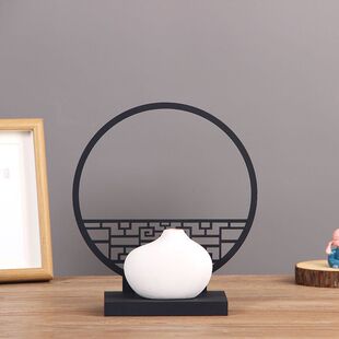 云屏屏风中式摆件中国风屏风摆件 家装办公室摆件插画摆件屏风