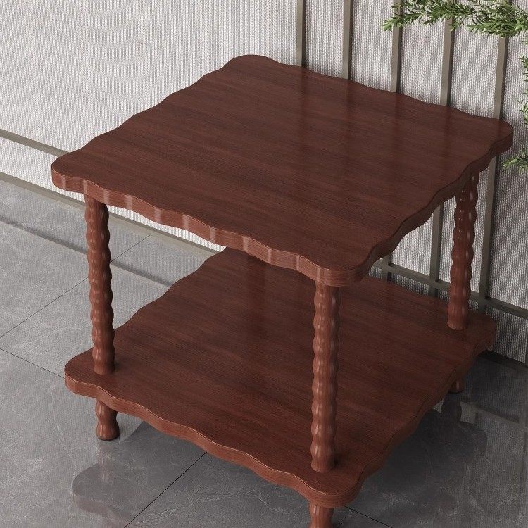 小方桌正方形木桌60x60桌子茶几客厅家用沙发边几边桌四方桌茶桌