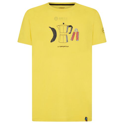 LASPORTIVA咖啡男款有机棉T恤