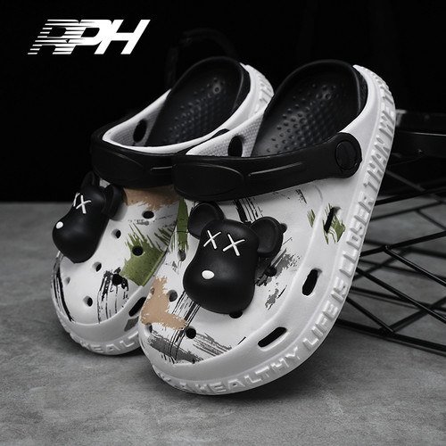 儿童凉拖鞋2025夏季外穿洞洞鞋