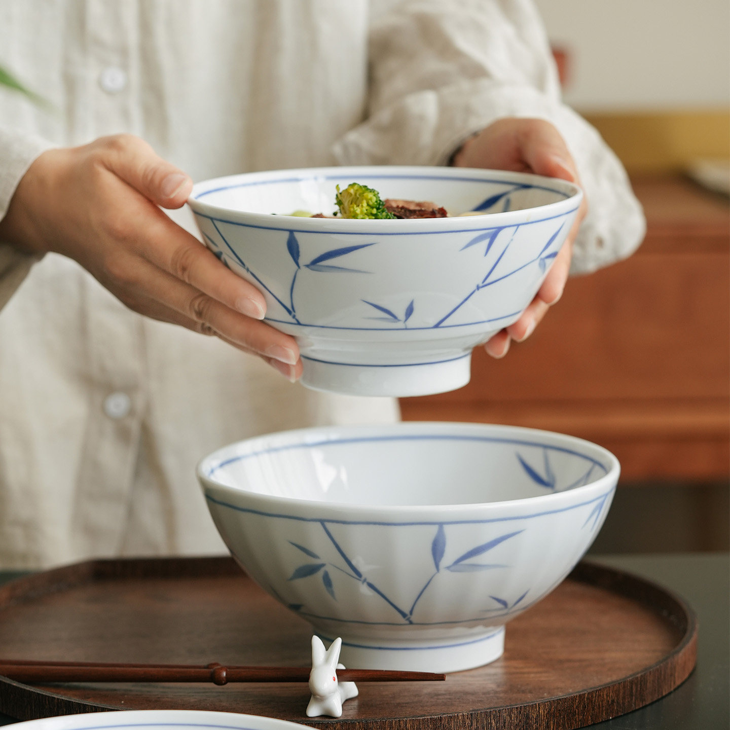 【直播间专属】竹影斑驳 陶瓷餐具