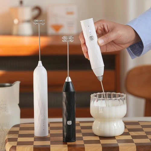 肆月咖啡奶泡打泡器充电款电动