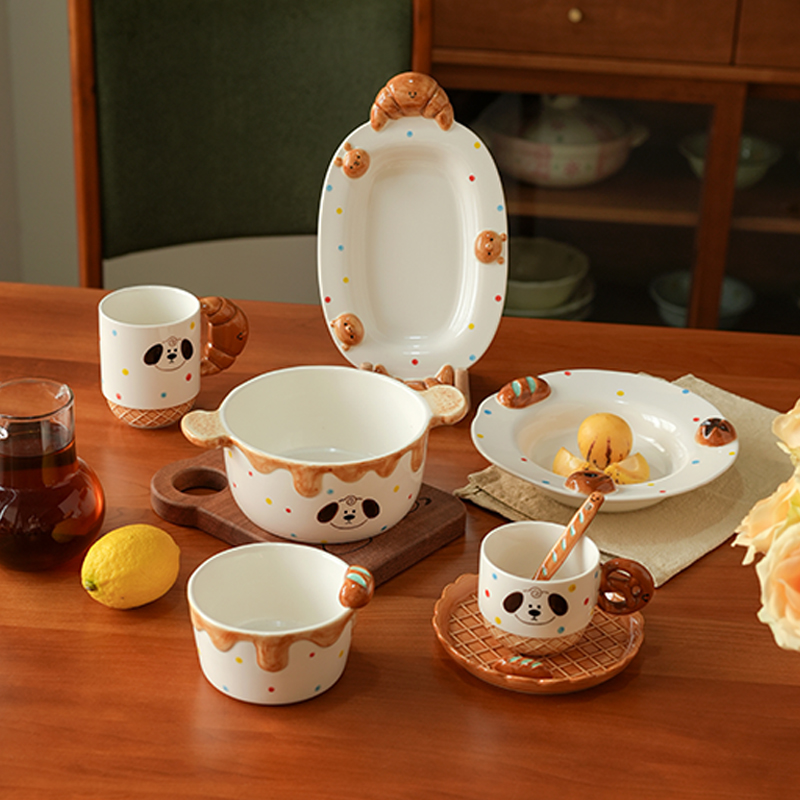 肆月2025新款高颜值碗碟套装乔迁