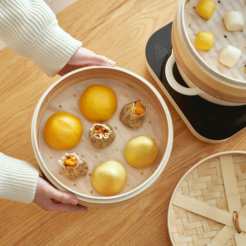 肆月奶锅蒸屉家用小锅蒸屉雪平锅蒸格20cm24cm蒸屉辅食锅奶锅专用