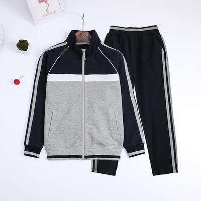 德国校服套装中学生春秋季儿童藏青色棒球服外I套裤子英伦风小学
