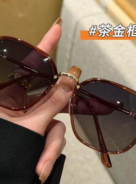 韩国太阳眼镜偏光小脸2025可近视太阳眼镜女小框优雅防晒配度数新