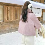 【大货已出】，原创新面料粉色50羽绒服091A-y01p245k368，女装羽绒服，浙宝091A