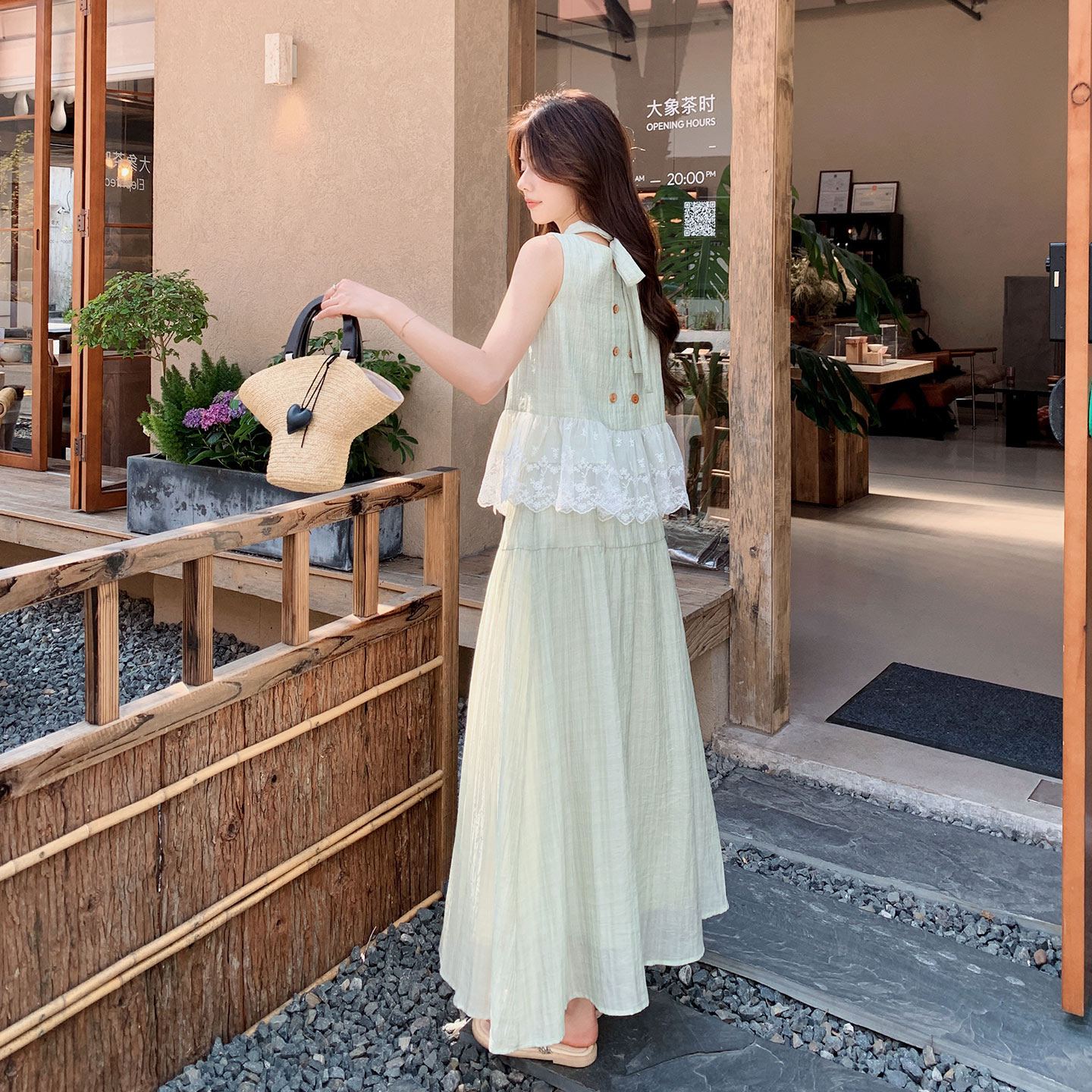 26夏新款花边两件套装091A-2608p160k258,女装套装/套裙,浙宝091A