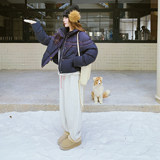 ，大货，明线设计牛仔拼接50立领羽绒服091A-y09-p265k388，女装羽绒服，浙宝091A