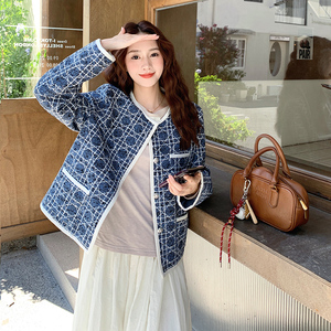 新款，大货已出，粗花呢小香风外套091A-8846-p155k218，女装短外套，浙宝091A