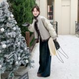 【大货】，皮毛拼接羽绒外套091A-y02p285k438，女装羽绒服，浙宝091A