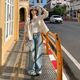 小香风刺绣碎花亮片外套女2025春秋季新款高级感气质显瘦短款上衣，女装西装，浙宝091A