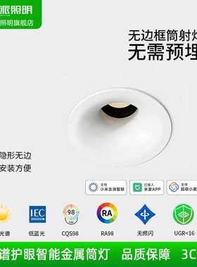 格派米家APP智能调光调色筒灯