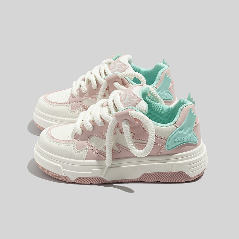 小白鞋秋夏季新款运动女鞋学生百搭ins时尚厚底板鞋,女鞋,休闲板鞋,淘宝优惠券,粉丝福利购,淘宝优惠卷