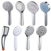 五档淋浴增压手持花洒喷头套装 大出水ABS家用洗澡加压沐浴莲蓬头