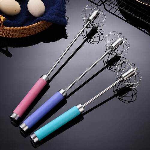 不锈钢半自动打蛋器手动家用手持式奶油打发厨房鸡蛋搅拌器