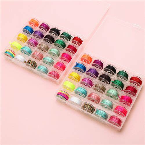 25色72号玉线套盒编织绳手工DIY材料编织手链手绳手机链饰品材料