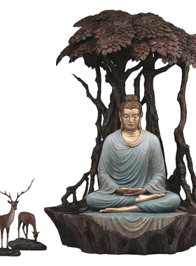 悟道纯铜居家供奉摆件佛像