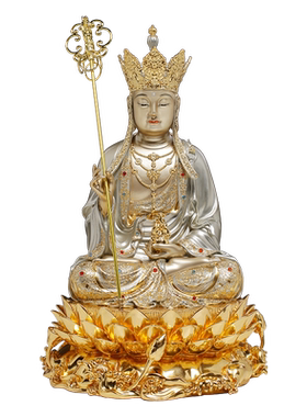 台湾地藏王菩萨供奉摆件佛像