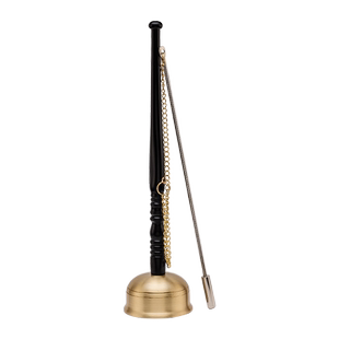 骏澜斋铜引磬法器佛具用品大全佛家铜磬寺庙佛堂直柄引庆木鱼铃