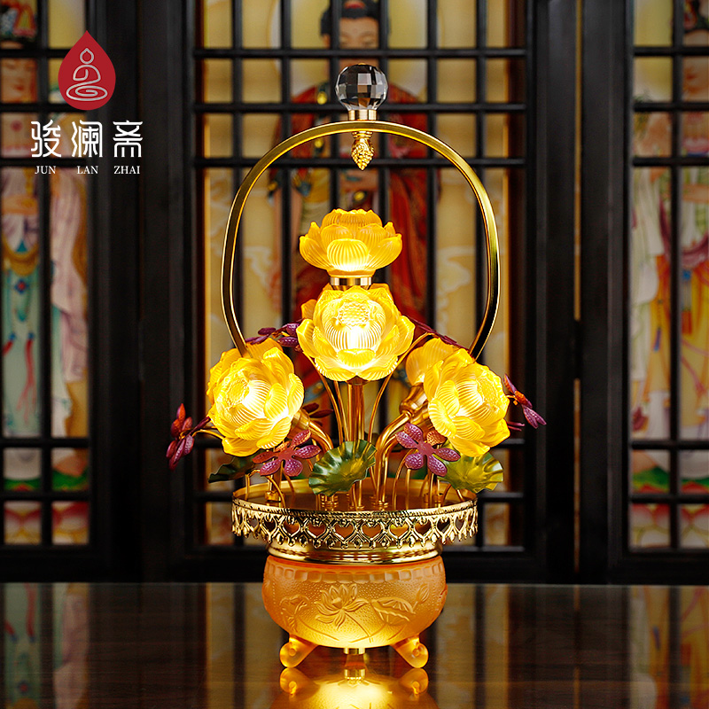 七品琉璃家用led插电供佛灯