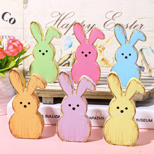 Easter Decoration Cute Vintage Old Rabbit Ornaments Home Din