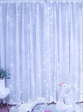 3*3 M Usb Remote ntrol Timing Led Alloy Wire Curtain Light S