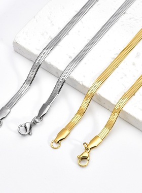 High-grade Stainless Steel Blade Chain Fashion Versatile Gol
