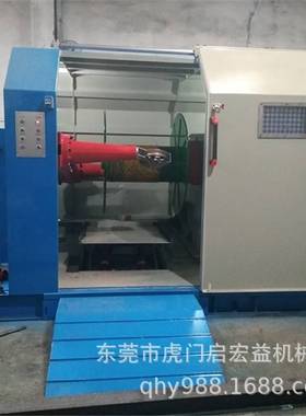 QHY-1000mm悬框单绞机PLC控制成缆机束丝机