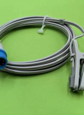 适用迈瑞T5 8 IPM9800 IPM10 UMEC6 8宠物监护仪舌夹耳朵血氧探头