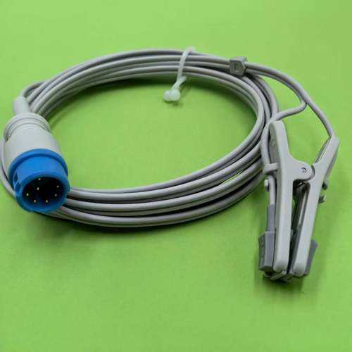 适用迈瑞T5 8 IPM9800 IPM10 UMEC6 8宠物监护仪舌夹耳朵血氧探头