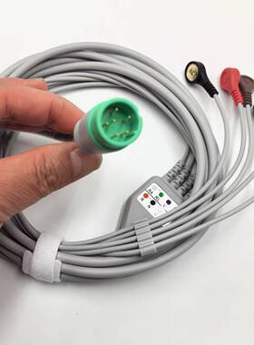 适用华声武汉中旗PM7000C7B000M华腾监护仪五导心电导联线