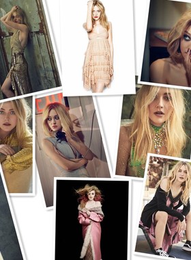 达科塔·范宁Dakota Fanning个人高清写真照片相片塑封定制