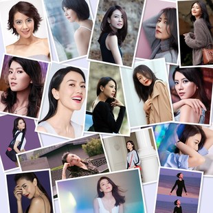 高圆圆照片写真周芷若咱们结婚吧写真照片相片明信片塑封定制装饰