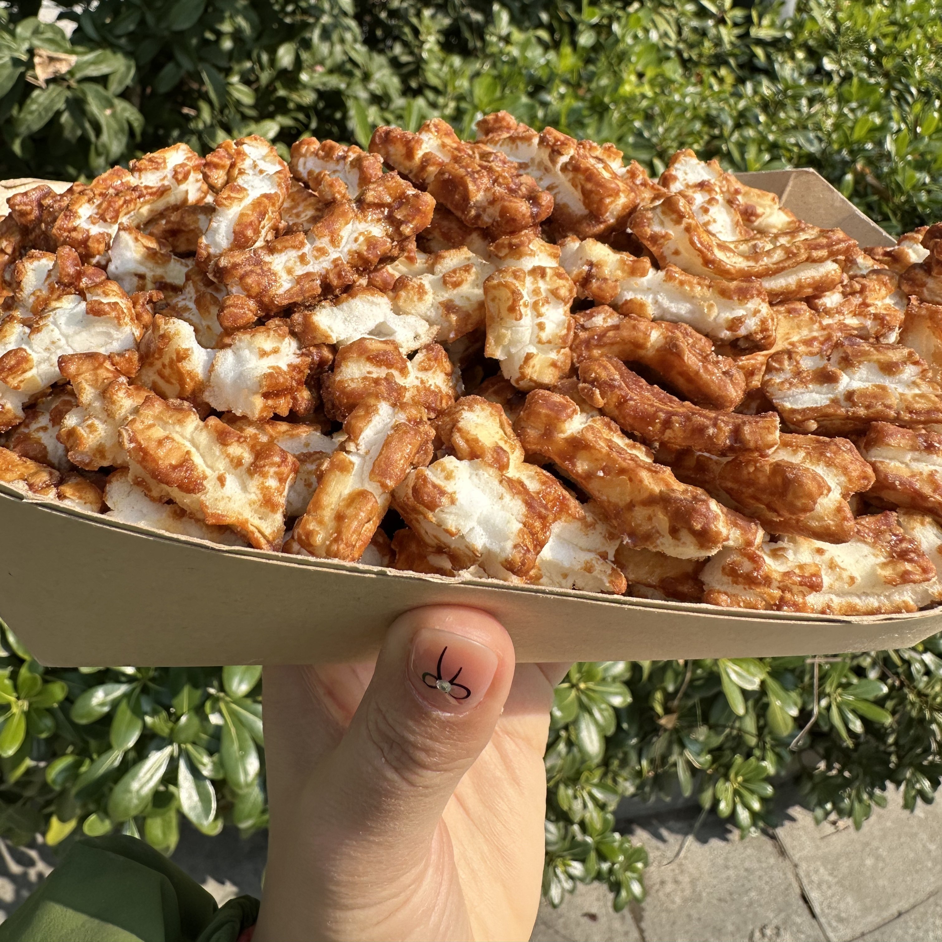 浙江绍兴嵊州特产红糖开花年糕条即食麻糍胖网红年糕条特色小零食