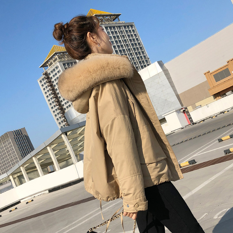 小个子派克羽绒服女短款2020新款爆款秋冬季时尚休闲宽松连帽外套在类目 女装/女士精品, 羽绒服中 - 来自Buy2taobao.com提供专业的淘宝代购服务