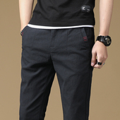 男士 长裤 休闲裤 春秋季 修身 小脚2025新款 子男直筒宽松潮流男裤 加绒