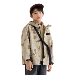 巴拉巴拉童装儿童外套男童上衣2025秋装迷彩两件套潮百搭大童潮酷