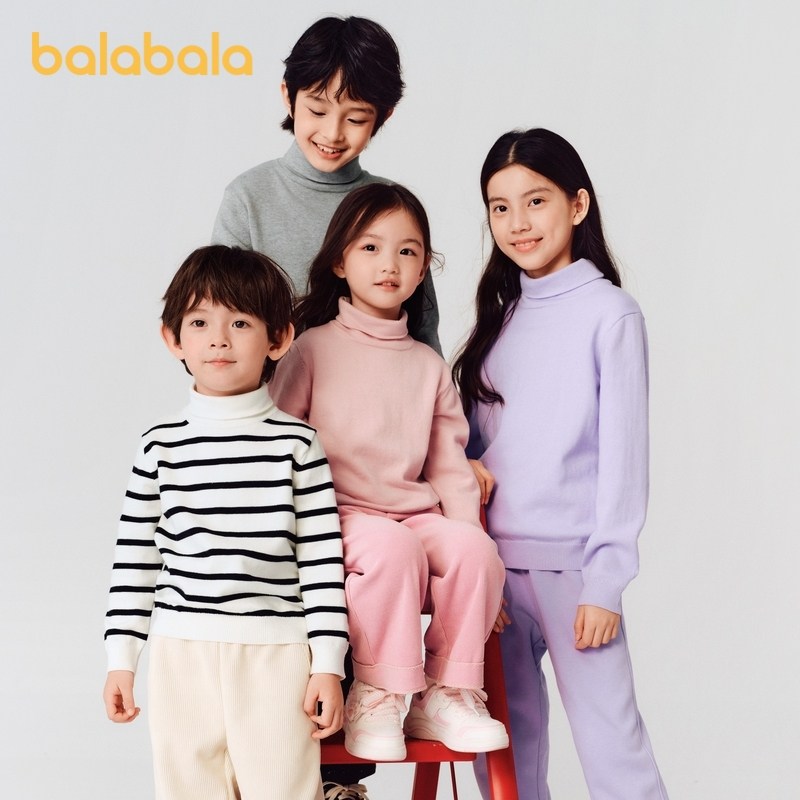 巴拉巴拉童装儿童毛衣秋冬季套头高领男女童打底衫洋气时尚百搭潮,童装/婴儿装/亲子装,毛衣/针织衫,淘宝优惠券,粉丝福利购,淘宝优惠卷